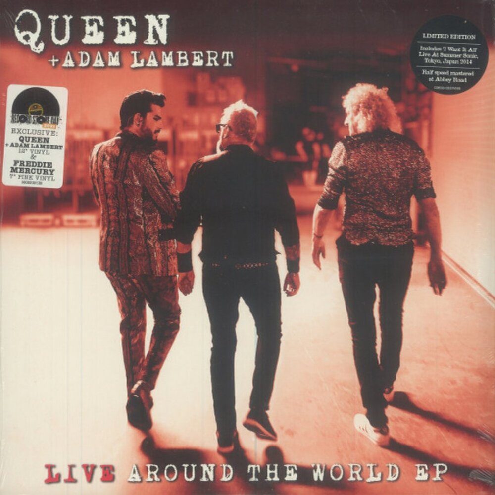 Queen & Adam Lambert Live Around The World EP + 7" ~ RSD 2021 ~ New/Sealed!